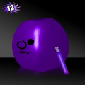 12" Inflatable Beach Ball w/ Purple Light Stick